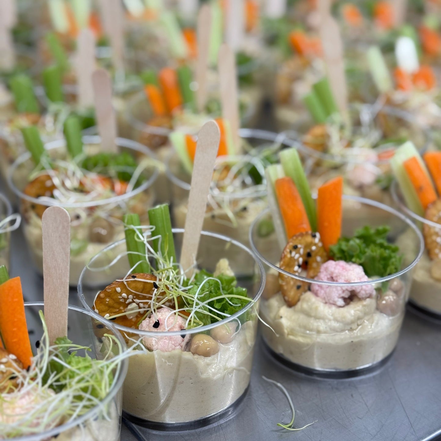 Hummusové poháriky