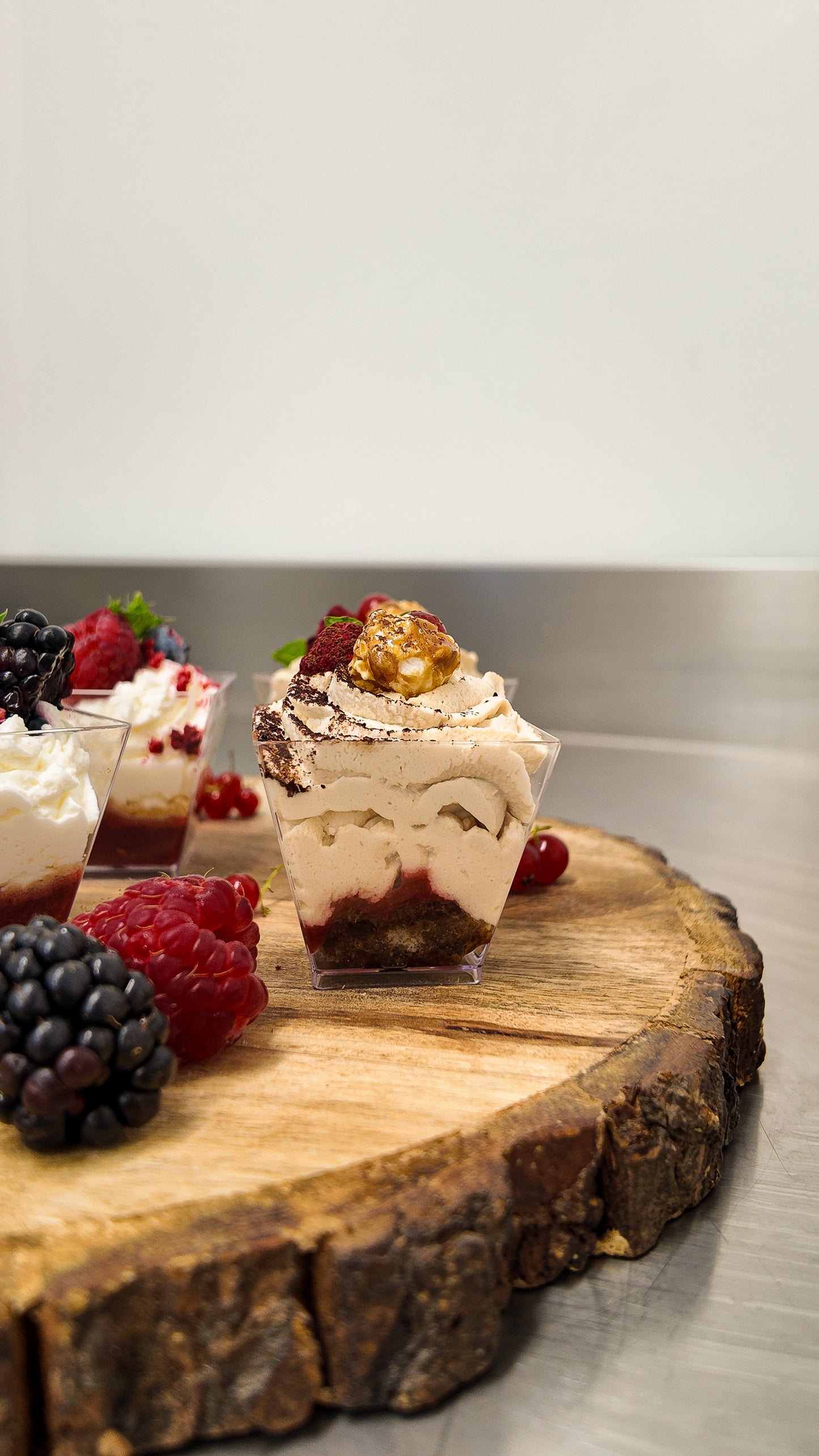 Sladké mini poháriky s krémom